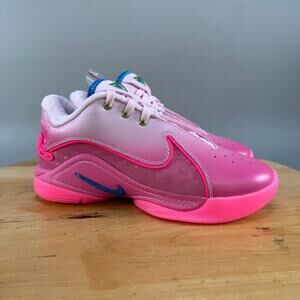 Men's 6 / 7.5W - Nike LeBron XXII 22 'I Promise' Shoes Pink Foam Blue HV8455-600